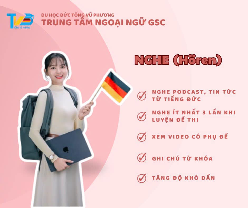 Thi B1 Goethe: Kỹ năng nghe
