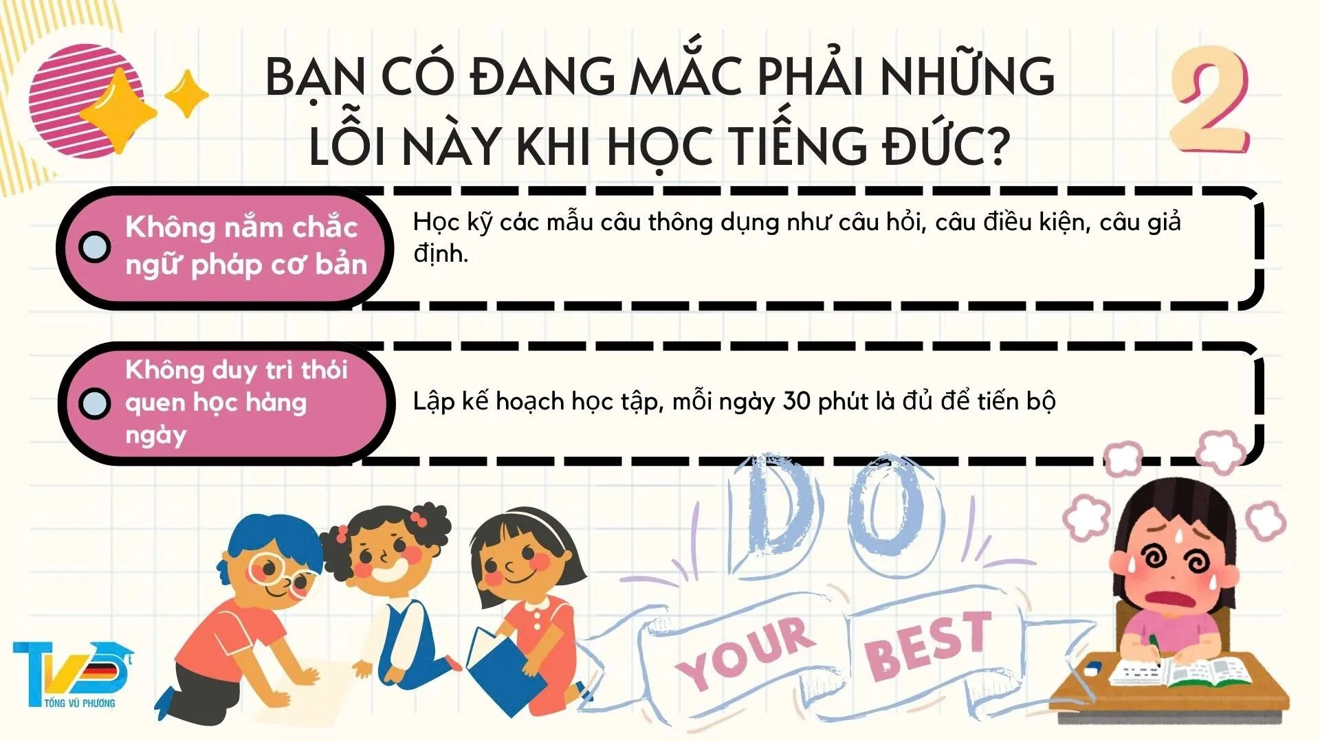 Học tiếng Đức: 5 lỗi phổ biến và cách khắc phục hiệu quả