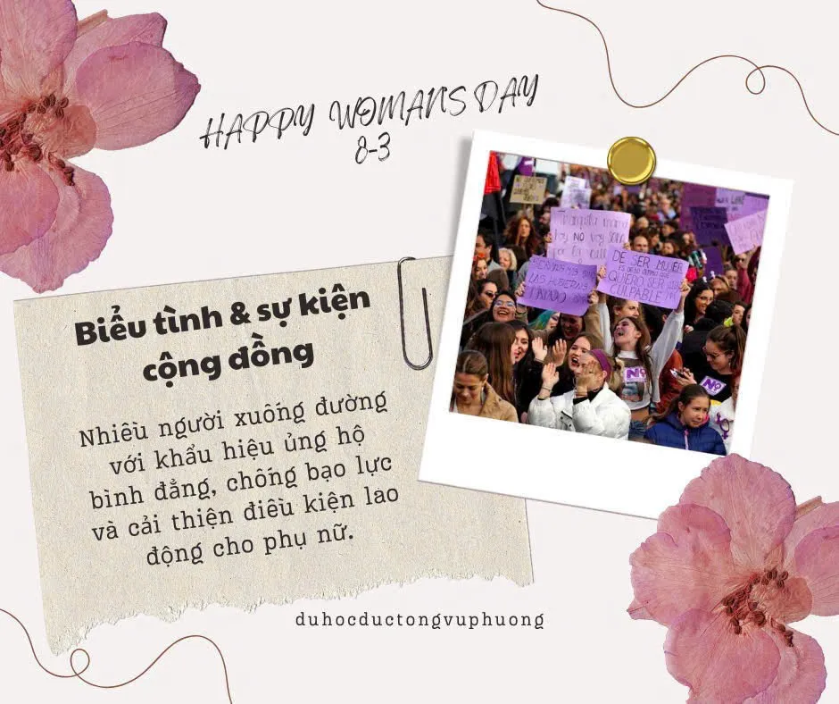 Ngày Quốc tế Phụ nữ ở Đức - Biểu tình và sự kiện cộng đồng